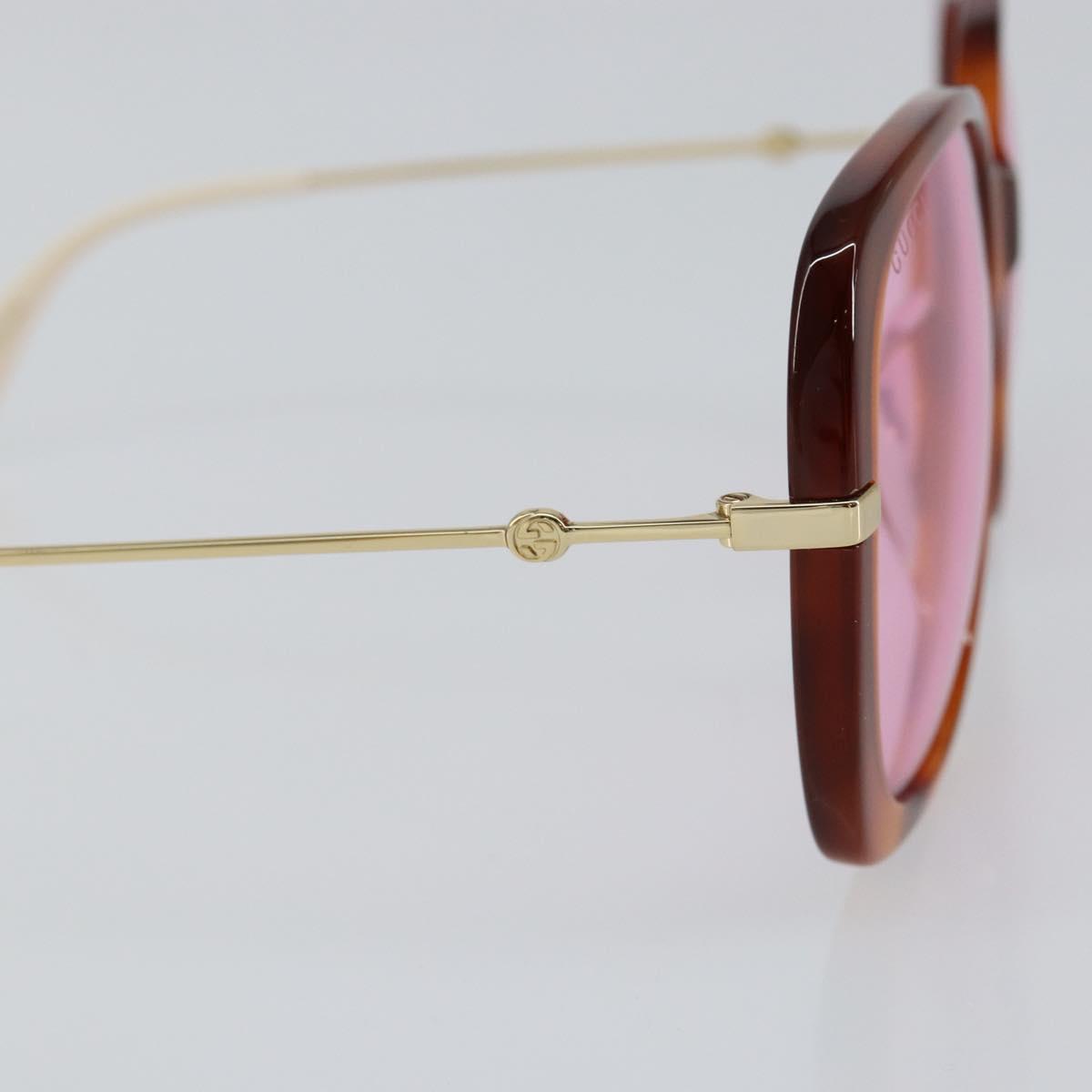 GUCCI Butterfly Sunglasses metal Brown GG0511SA Auth 153423