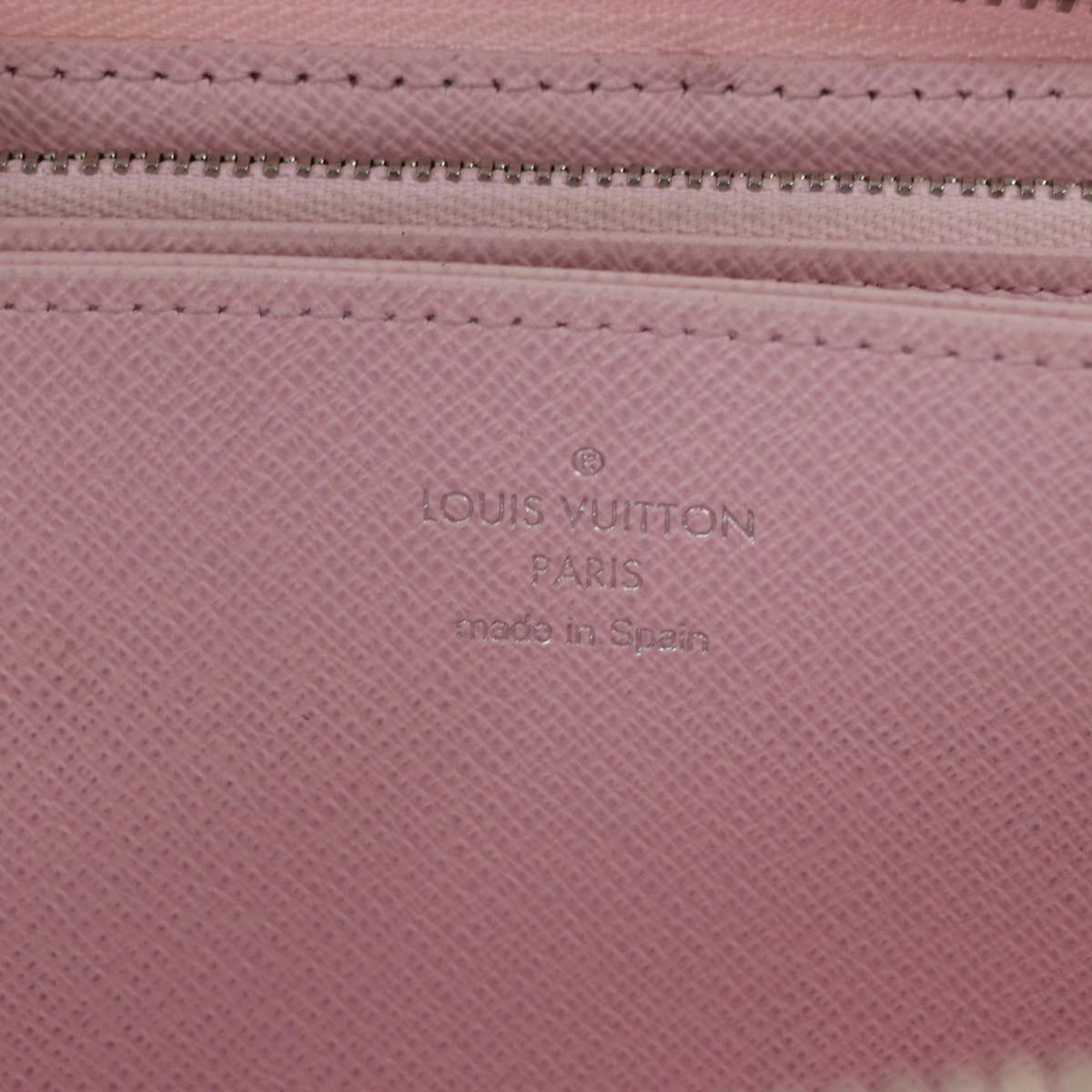 LOUIS VUITTON Monogram Escal Zippy Wallet Long Wallet Pink M69110 LV Auth 153426
