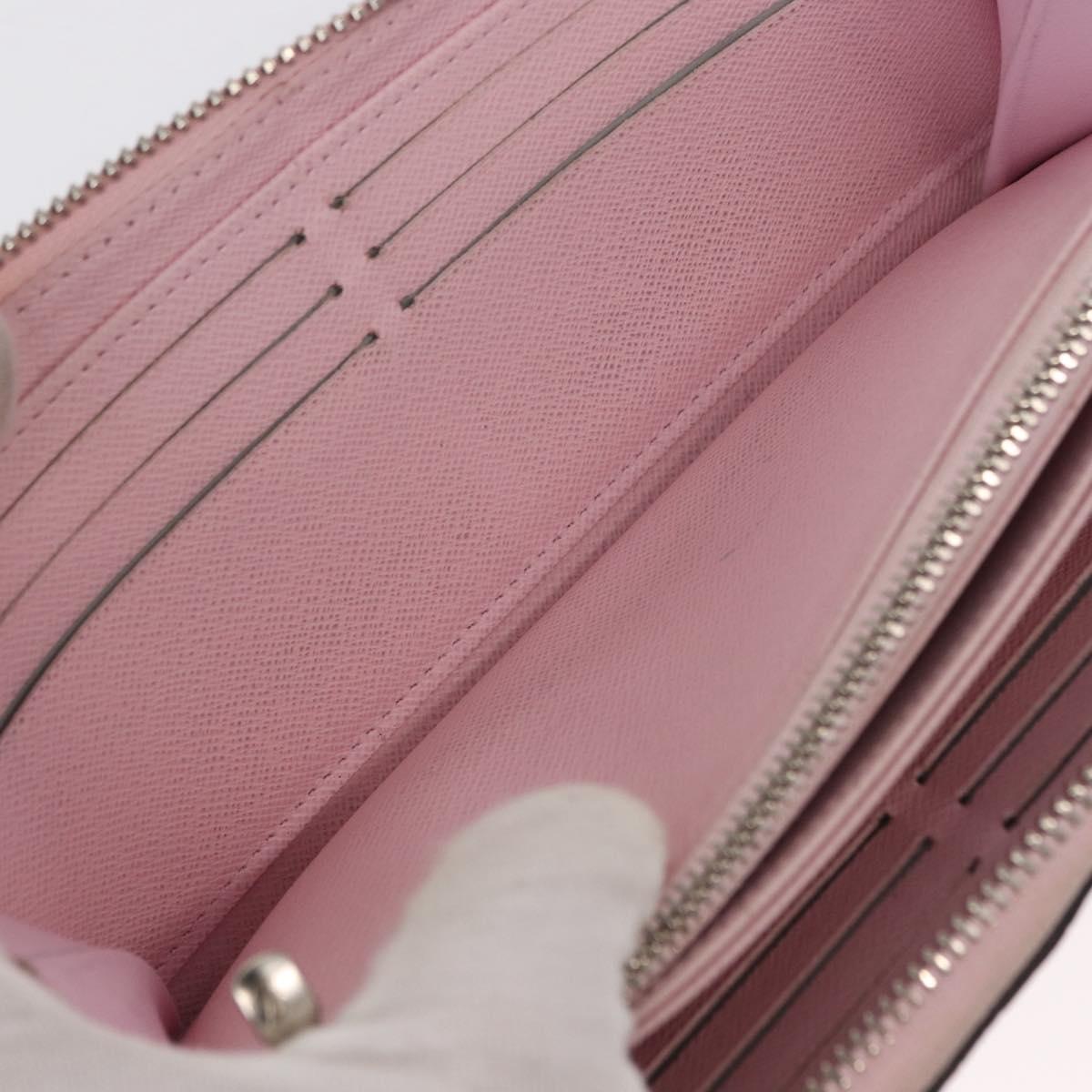 LOUIS VUITTON Monogram Escal Zippy Wallet Long Wallet Pink M69110 LV Auth 153426
