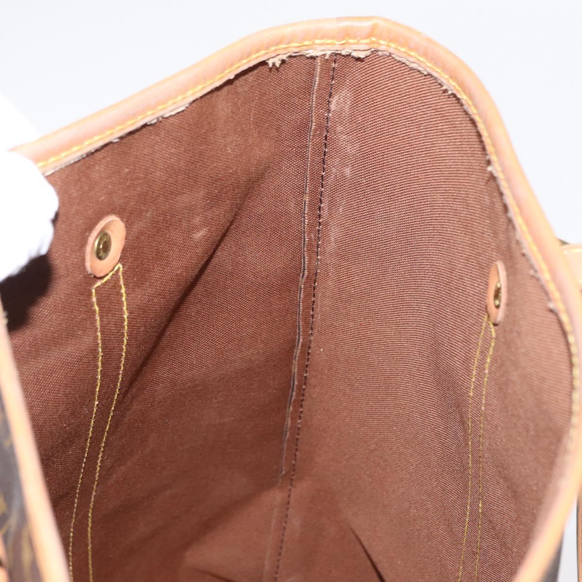 LOUIS VUITTON Monogram Bucket GM Shoulder Bag M42236 LV Auth 153431