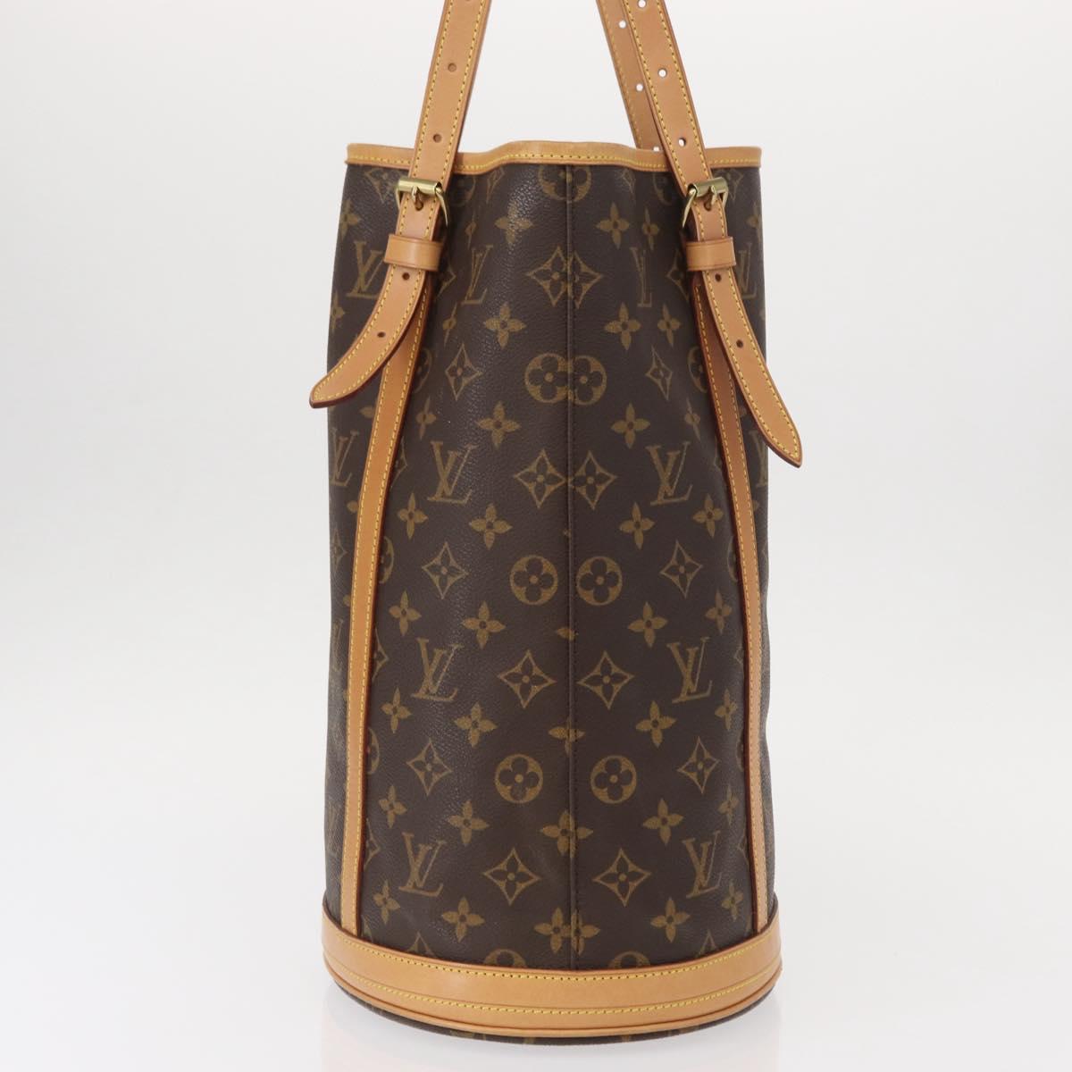 LOUIS VUITTON Monogram Bucket GM Shoulder Bag M42236 LV Auth 153431