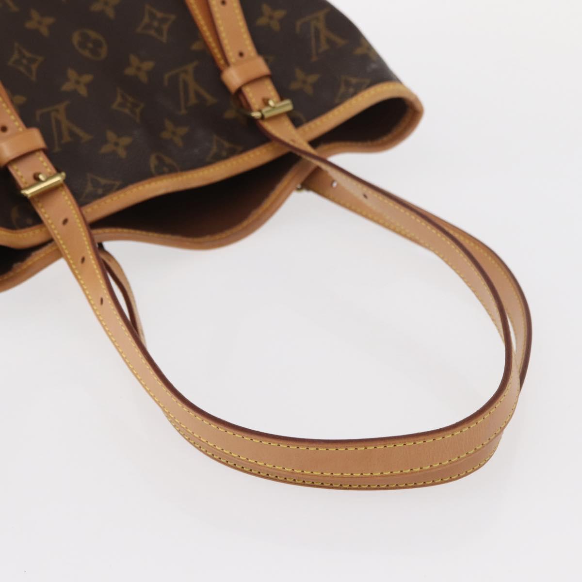 LOUIS VUITTON Monogram Bucket GM Shoulder Bag M42236 LV Auth 153431