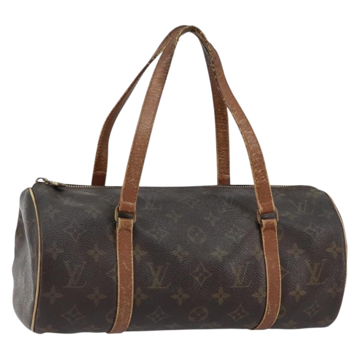 LOUIS VUITTON Monogram Papillon 30 Hand Bag M51385 LV Auth 153432