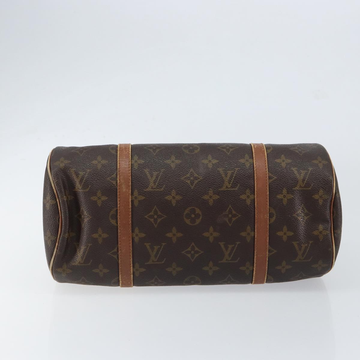 LOUIS VUITTON Monogram Papillon 30 Hand Bag M51385 LV Auth 153432
