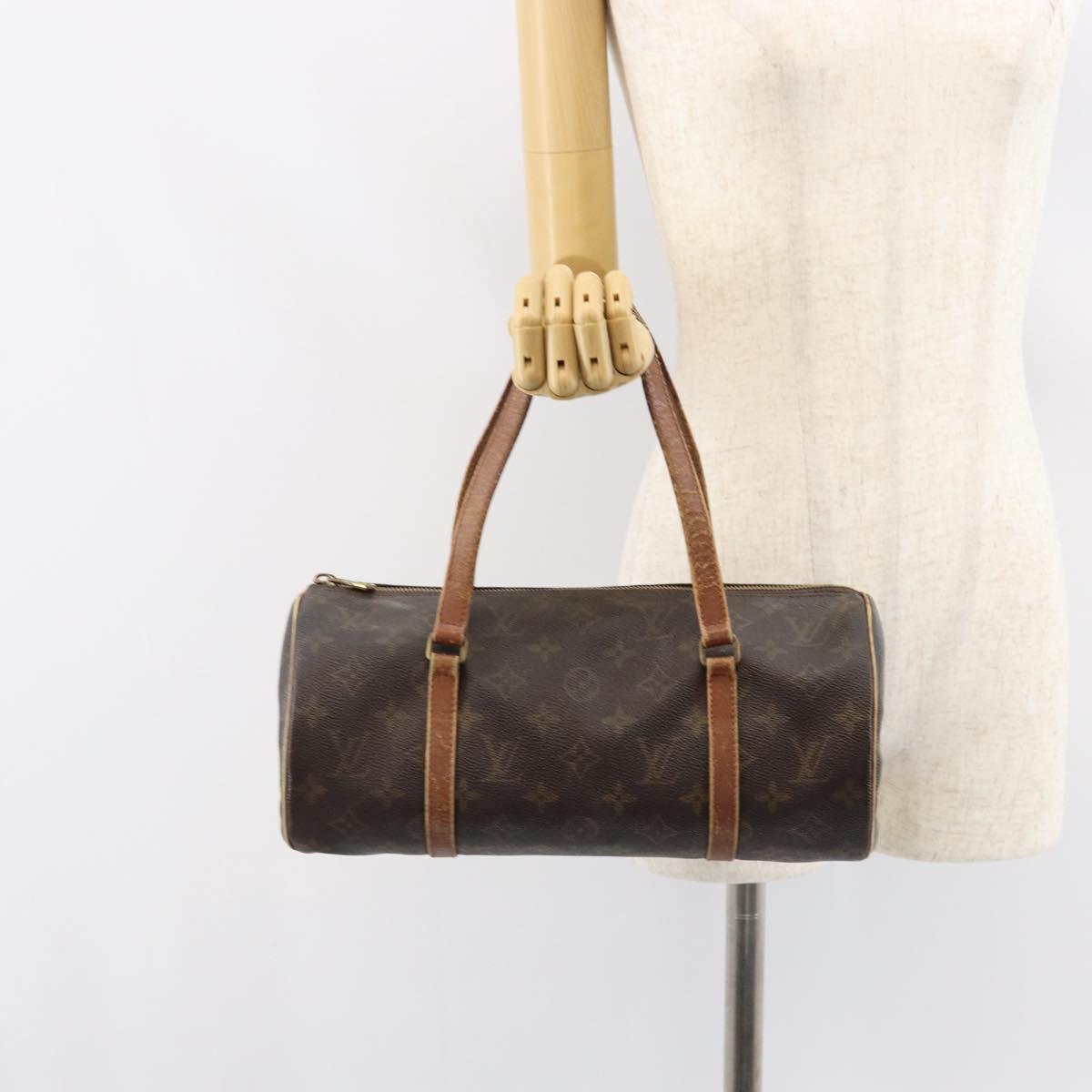LOUIS VUITTON Monogram Papillon 30 Hand Bag M51385 LV Auth 153432