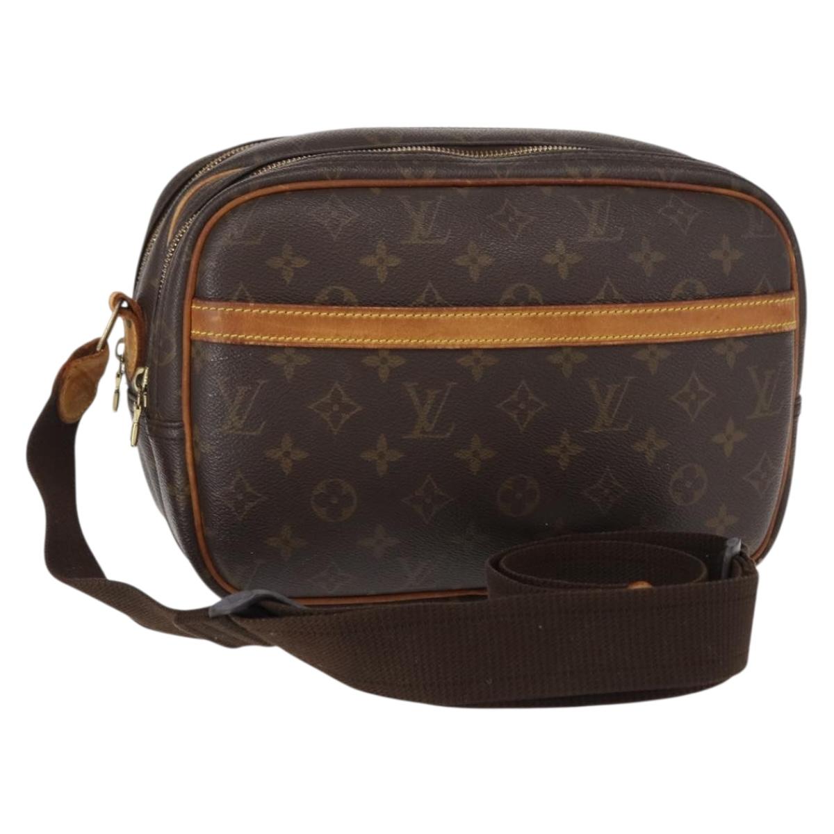LOUIS VUITTON Monogram Reporter PM Shoulder Bag M45254 LV Auth 153434