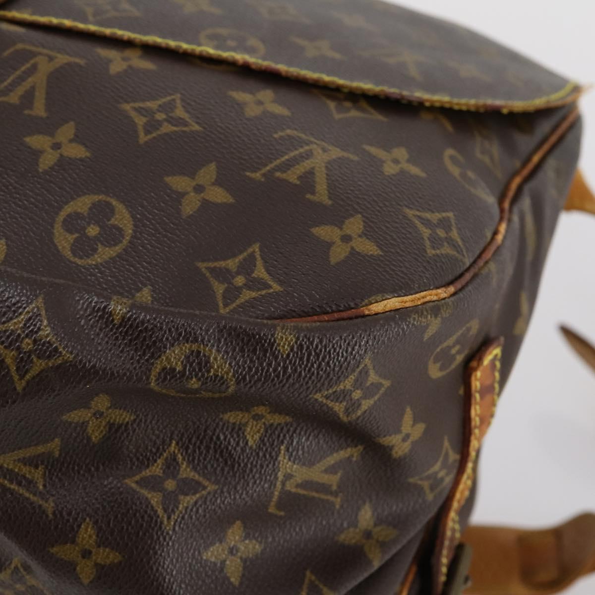 LOUIS VUITTON Monogram Saumur 30 Shoulder Bag M42256 LV Auth 153435