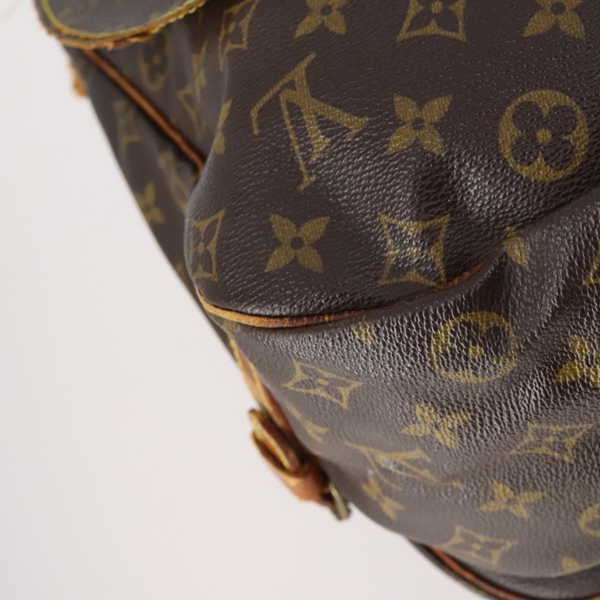 LOUIS VUITTON Monogram Saumur 30 Shoulder Bag M42256 LV Auth 153435