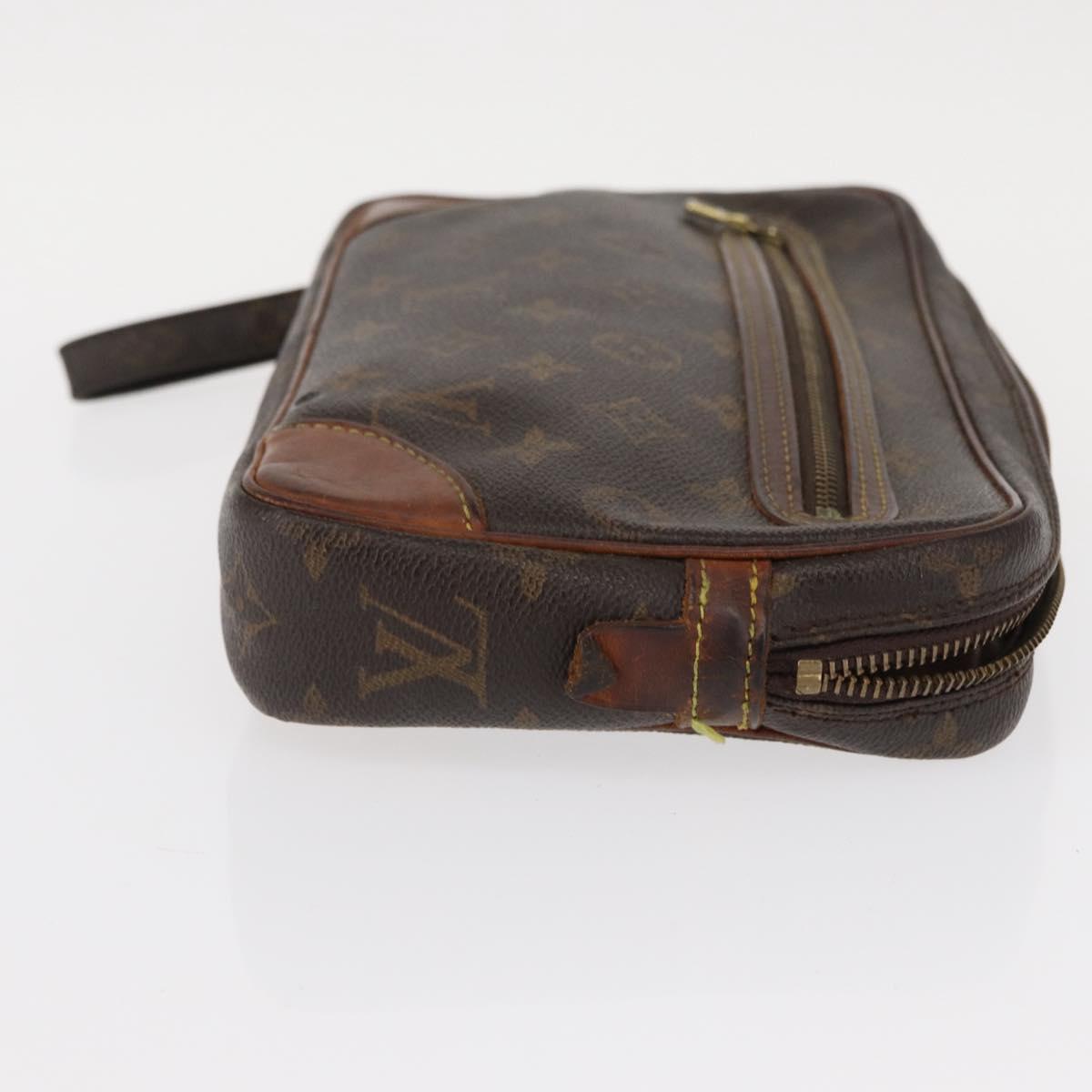 LOUIS VUITTON Monogram Pouch 2 Set LV Auth 153443