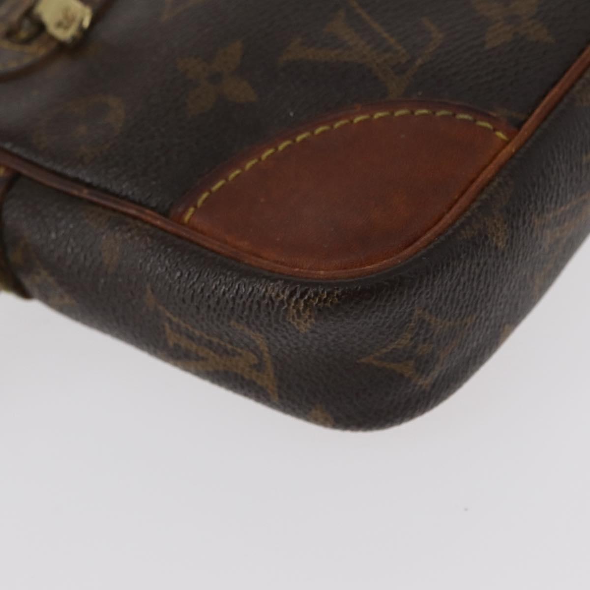 LOUIS VUITTON Monogram Pouch 2 Set LV Auth 153443