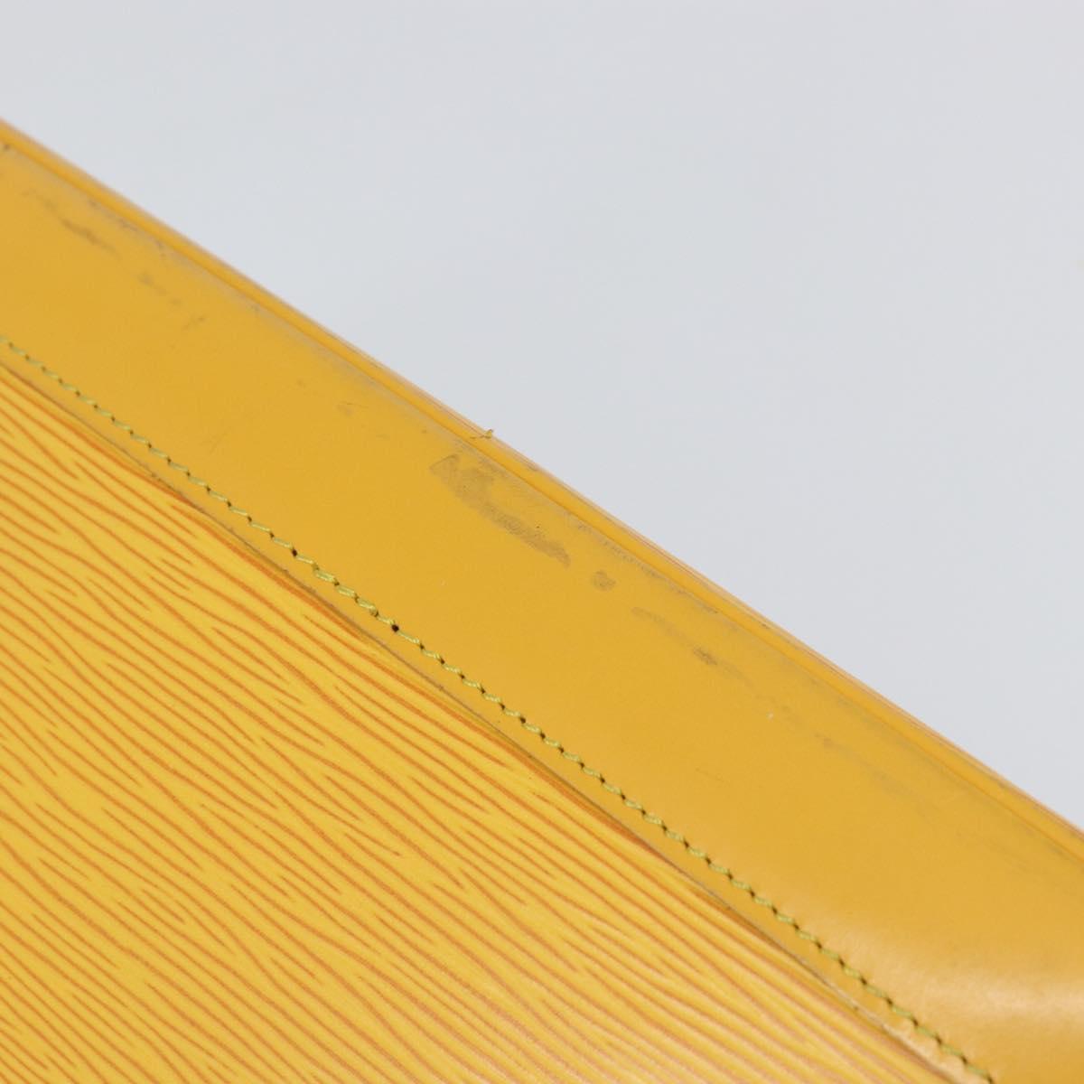 LOUIS VUITTON Epi Alma Hand Bag Yellow M52149 LV Auth 153501