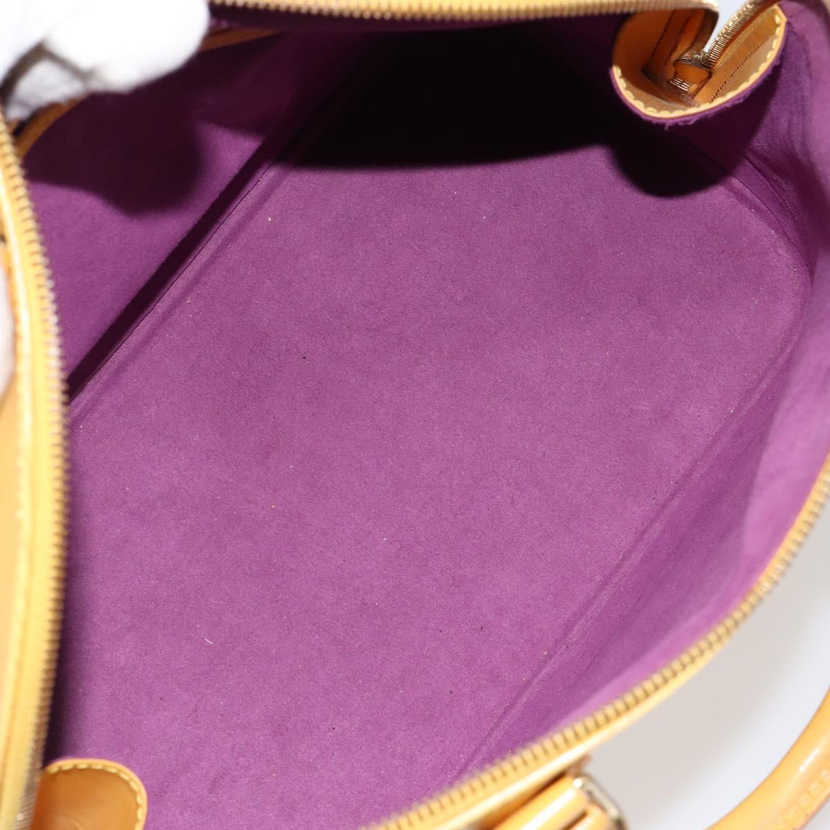 LOUIS VUITTON Epi Alma Hand Bag Yellow M52149 LV Auth 153501