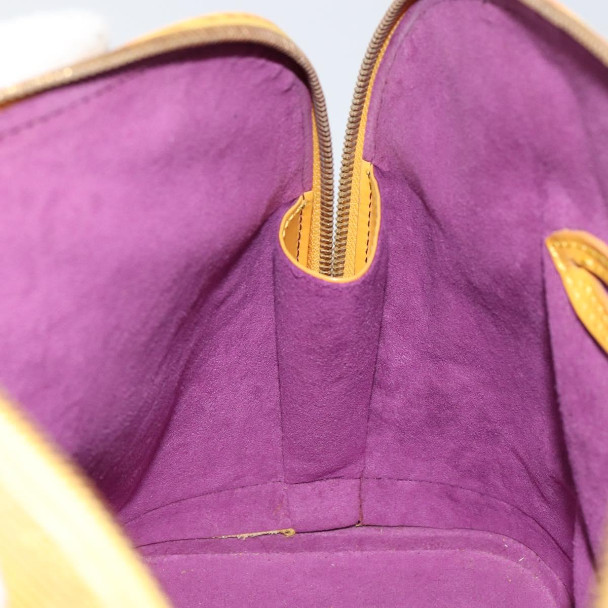 LOUIS VUITTON Epi Alma Hand Bag Yellow M52149 LV Auth 153501