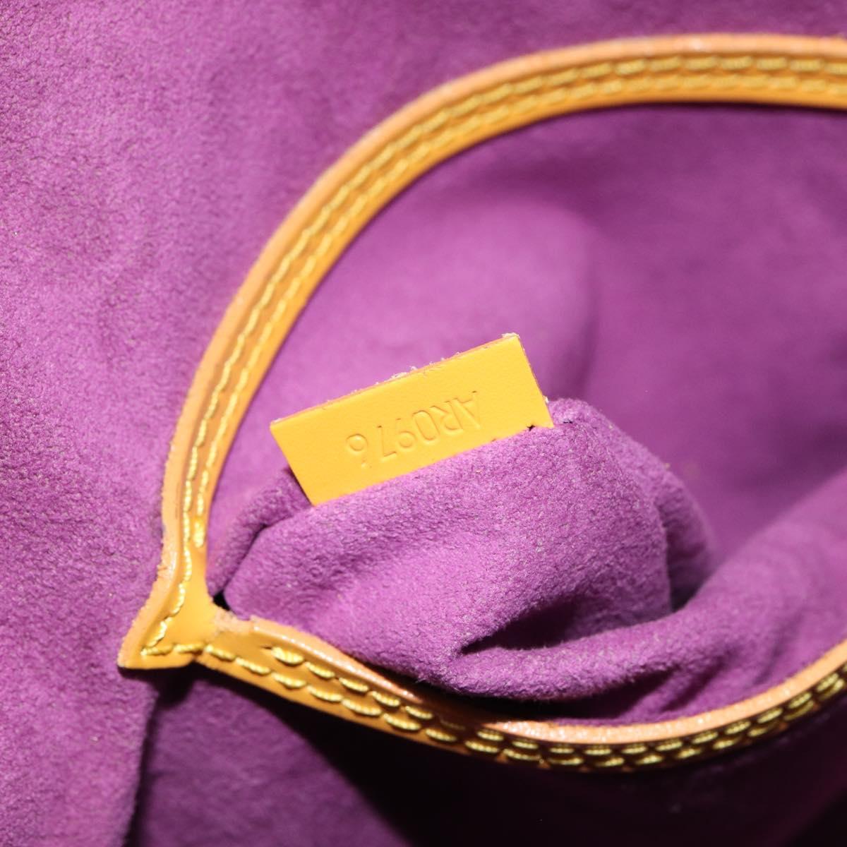 LOUIS VUITTON Epi Alma Hand Bag Yellow M52149 LV Auth 153501