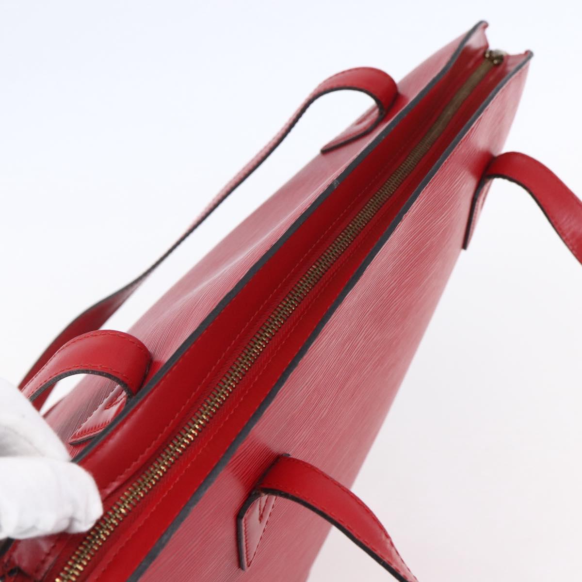 LOUIS VUITTON Epi Saint Jacques Shopping Shoulder Bag Red M52277 LV Auth 153502