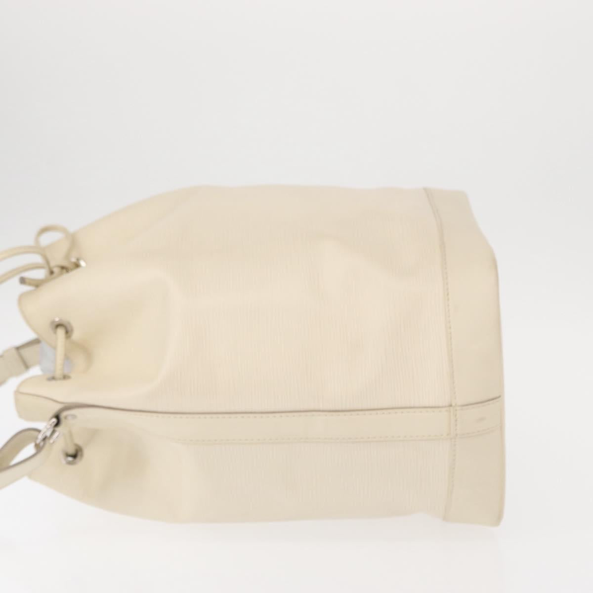 LOUIS VUITTON Epi Noe Shoulder Bag White Yvoire M4084J LV Auth 153505V