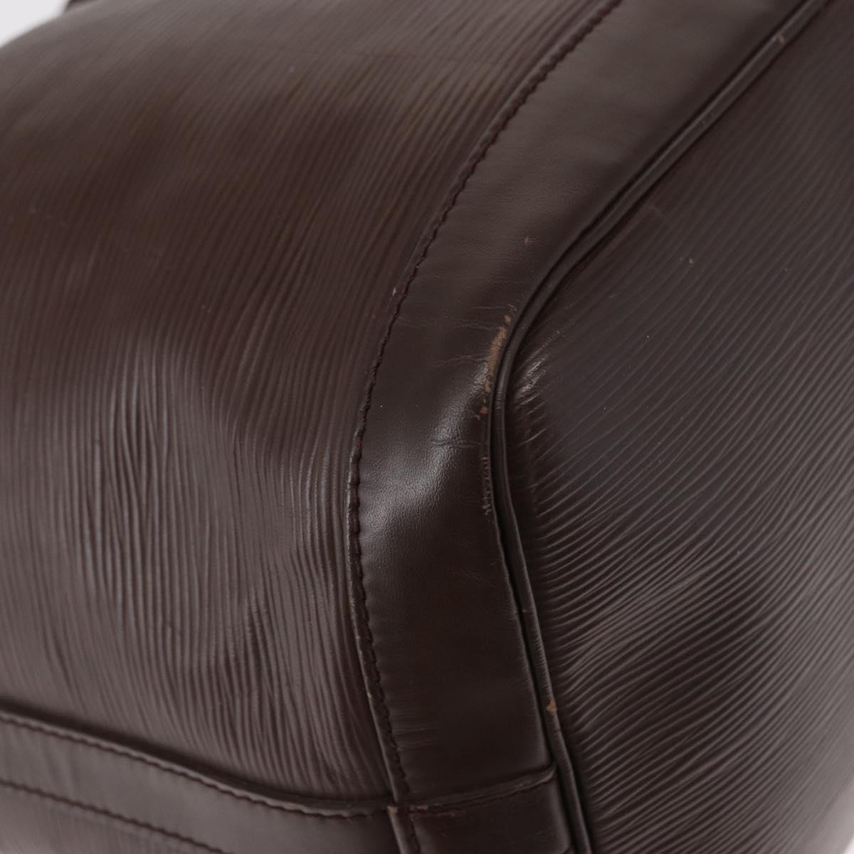 LOUIS VUITTON Epi Petit Noe Shoulder Bag Mocha M5901D LV Auth 153506