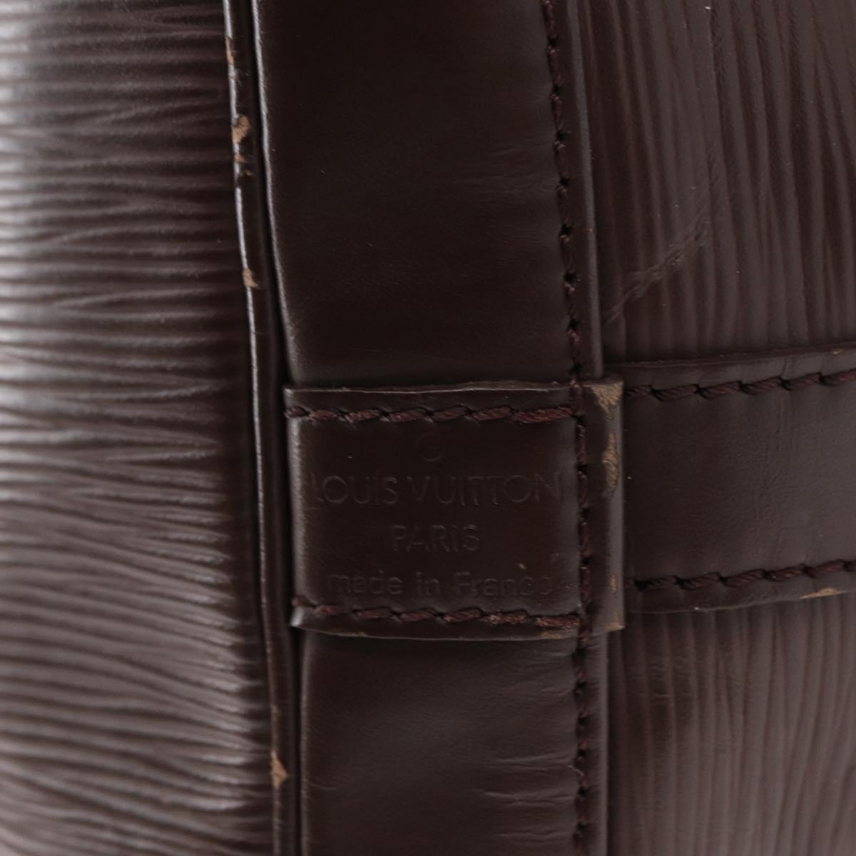 LOUIS VUITTON Epi Petit Noe Shoulder Bag Mocha M5901D LV Auth 153506