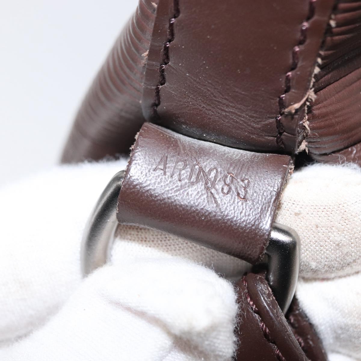 LOUIS VUITTON Epi Petit Noe Shoulder Bag Mocha M5901D LV Auth 153506