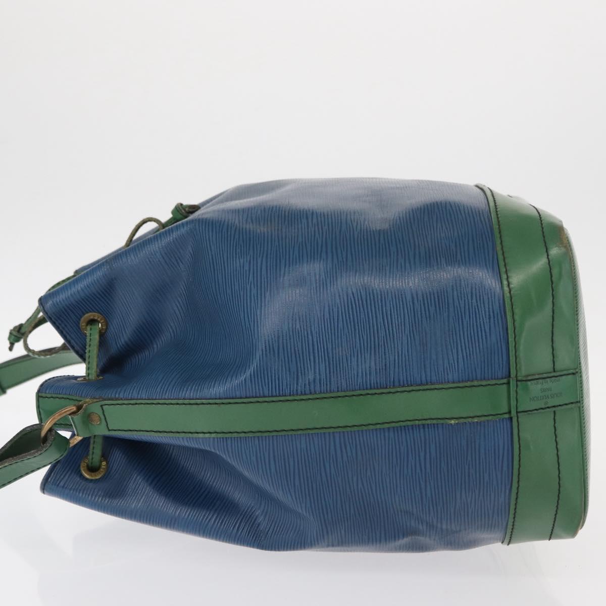 LOUIS VUITTON Epi Noe Shoulder Bag Bicolor Green Blue M44044 LV Auth 153509