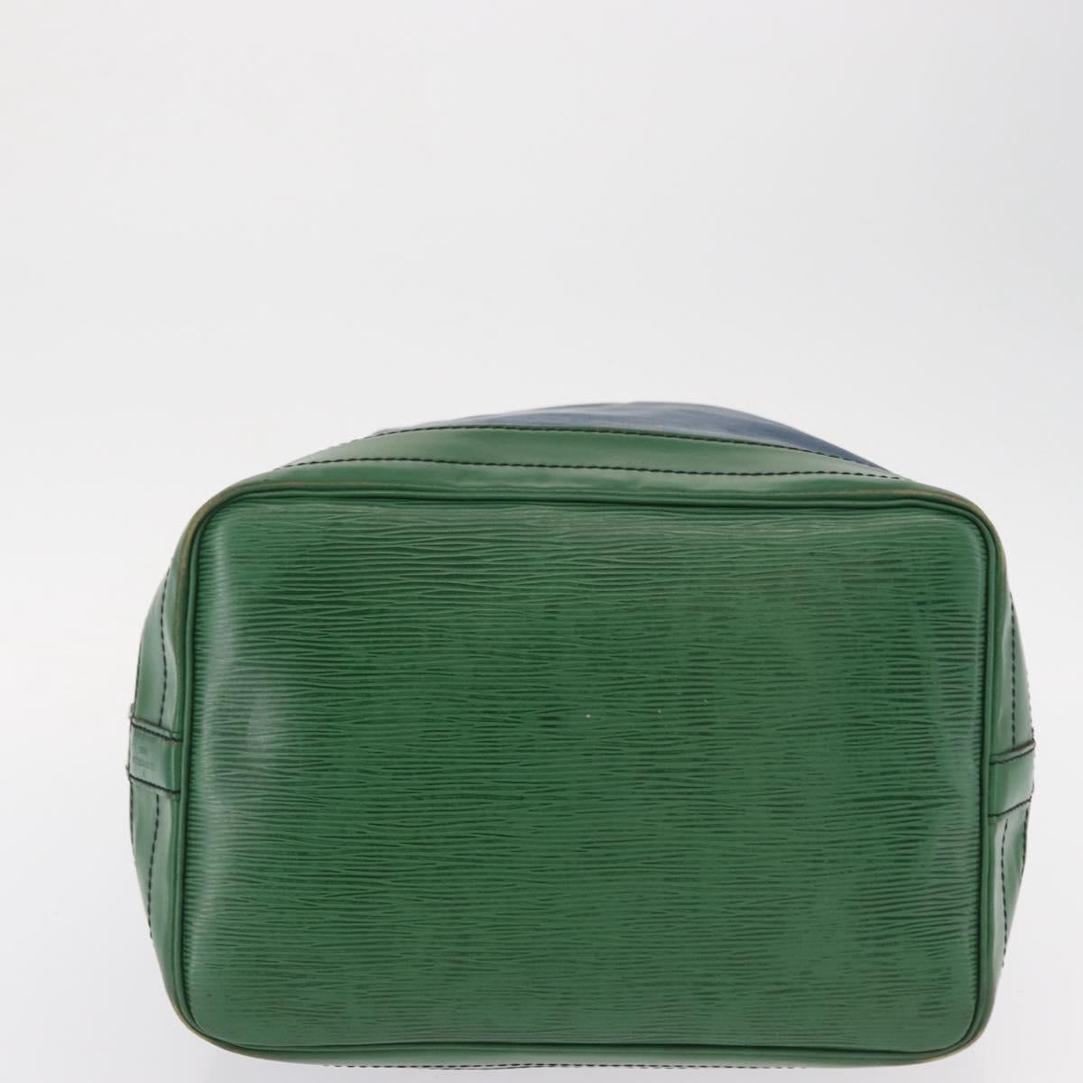 LOUIS VUITTON Epi Noe Shoulder Bag Bicolor Green Blue M44044 LV Auth 153509