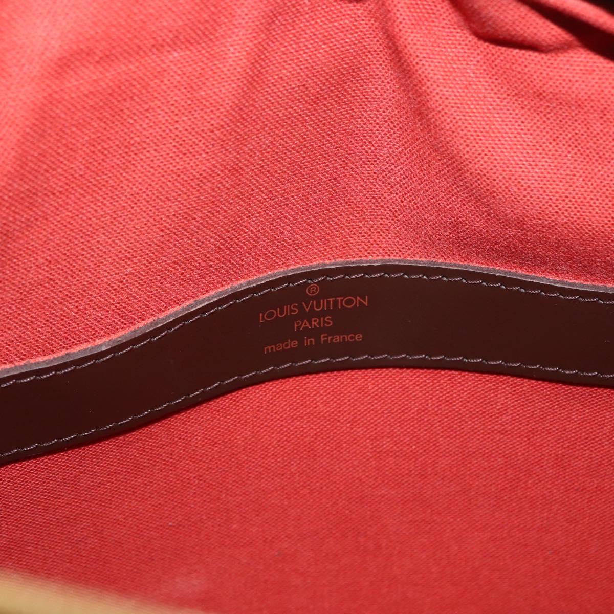 LOUIS VUITTON Damier Ebene Naviglio Shoulder Bag N45255 LV Auth 153512