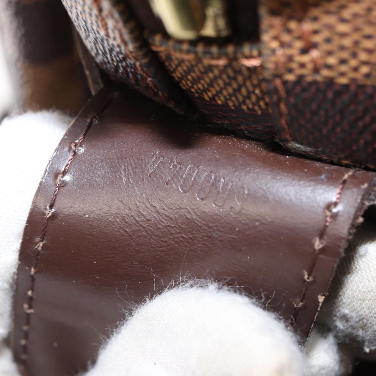 LOUIS VUITTON Damier Ebene Naviglio Shoulder Bag N45255 LV Auth 153512