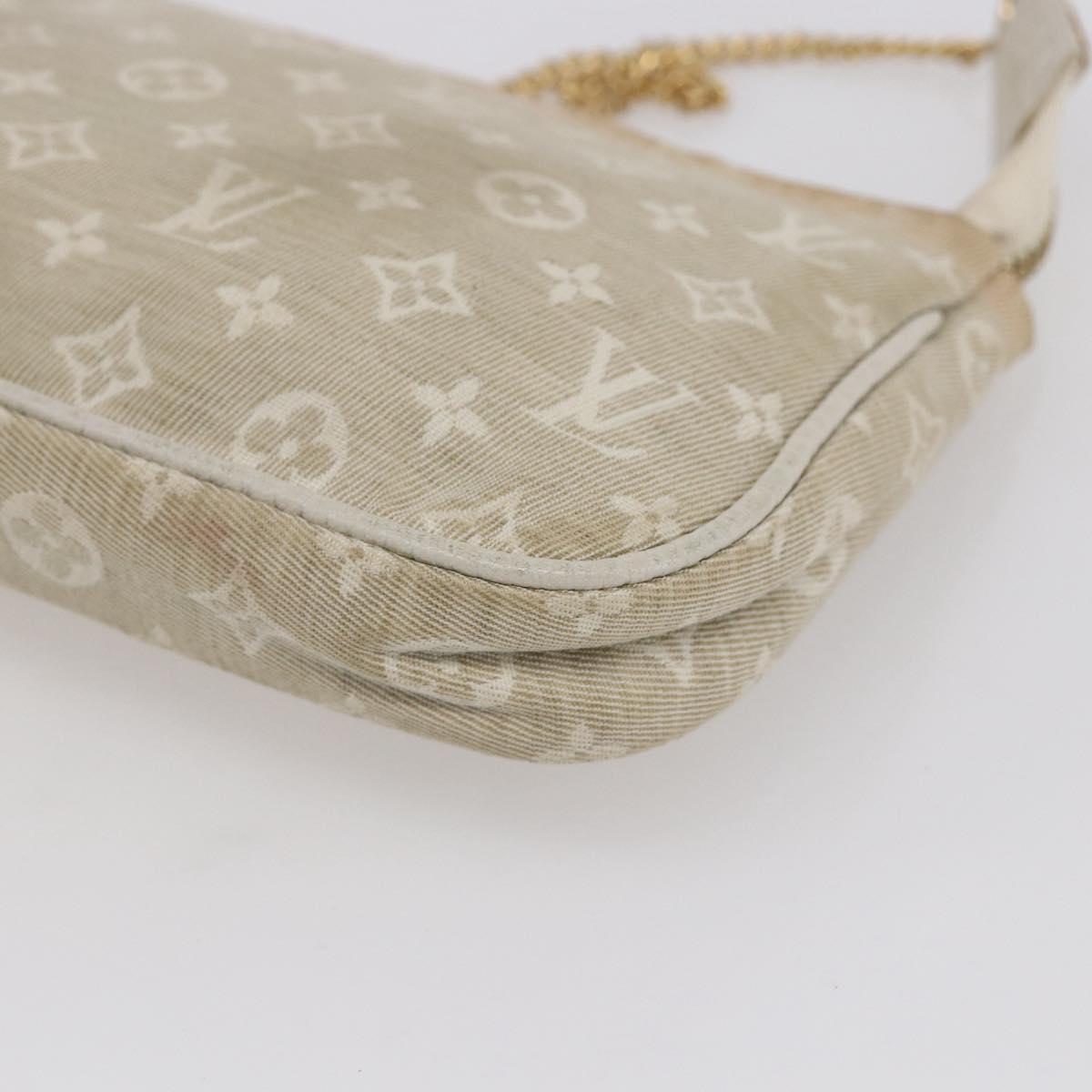 LOUIS VUITTON Mini Lin Mini Pochette Accessoires Pouch Dunne Auth 153515