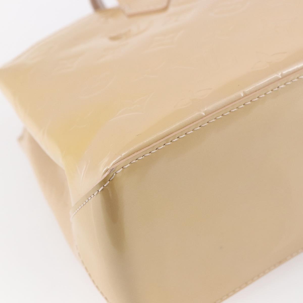 LOUIS VUITTON Vernis Wilshire PM Hand Bag Rose Flow Lantern M91642 Auth 153524