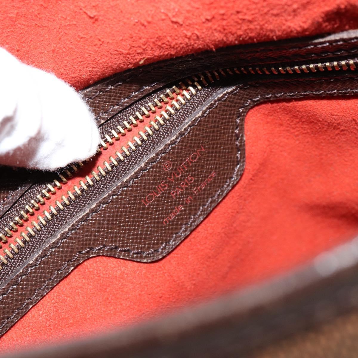 LOUIS VUITTON Damier Ebene Marais Shoulder Bag N42240 LV Auth 153525