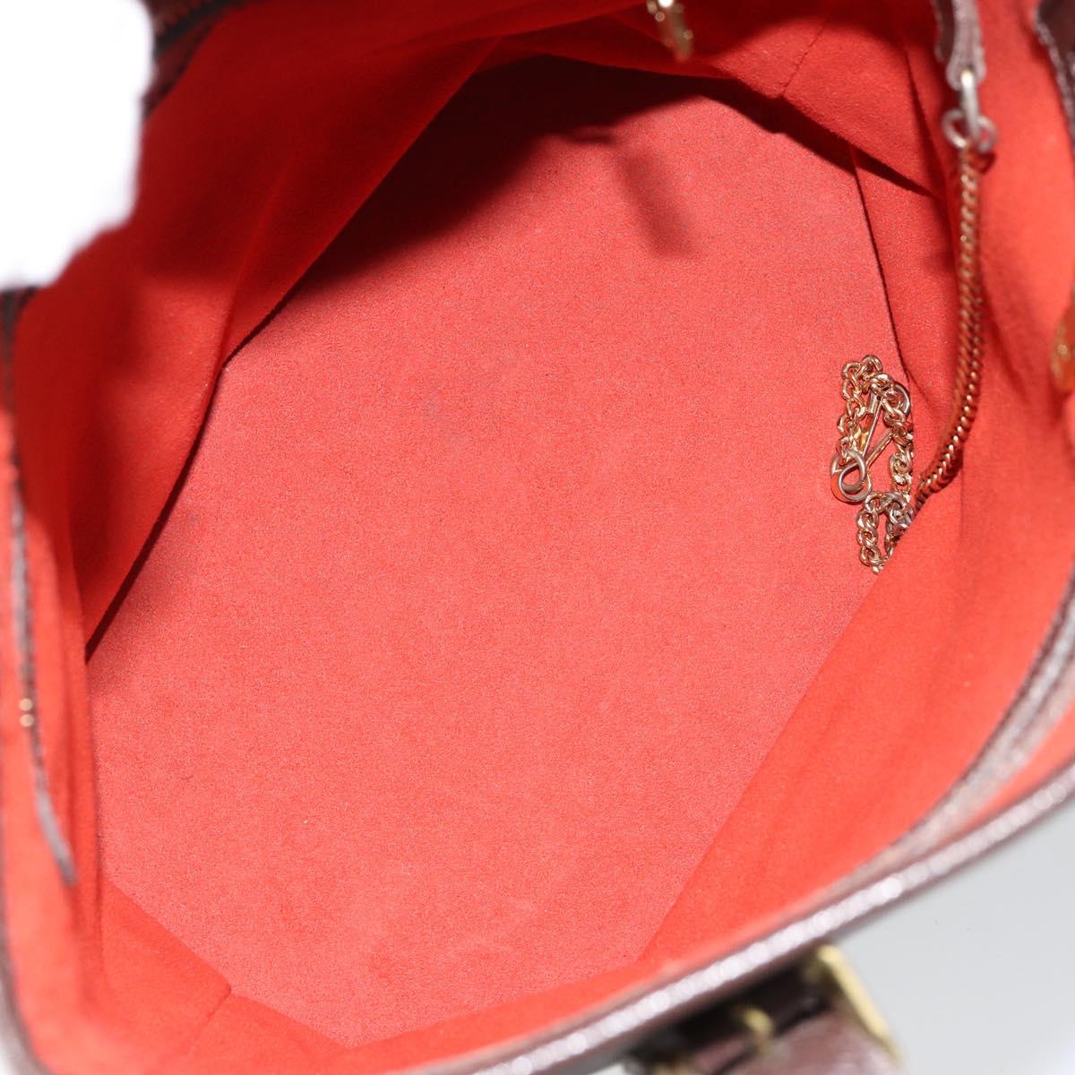 LOUIS VUITTON Damier Ebene Marais Shoulder Bag N42240 LV Auth 153525