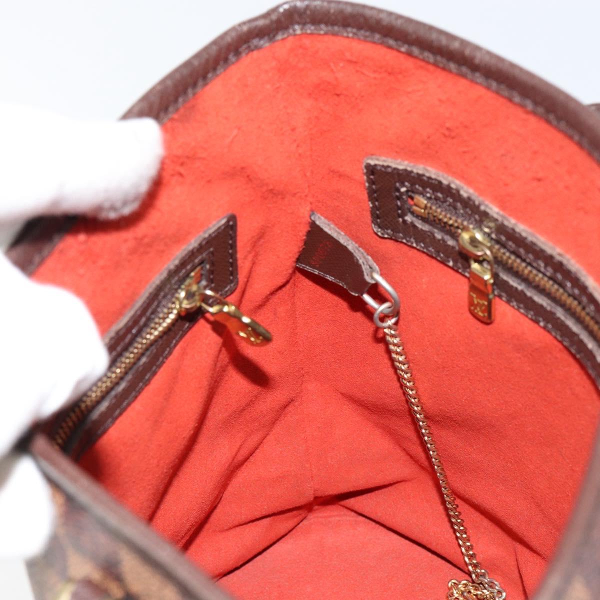 LOUIS VUITTON Damier Ebene Marais Shoulder Bag N42240 LV Auth 153525