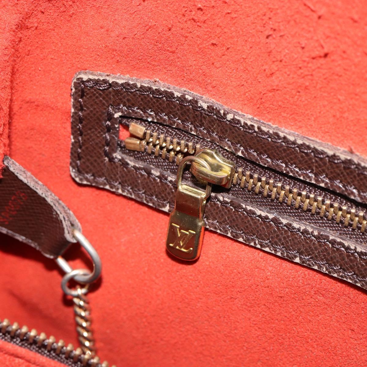 LOUIS VUITTON Damier Ebene Marais Shoulder Bag N42240 LV Auth 153525