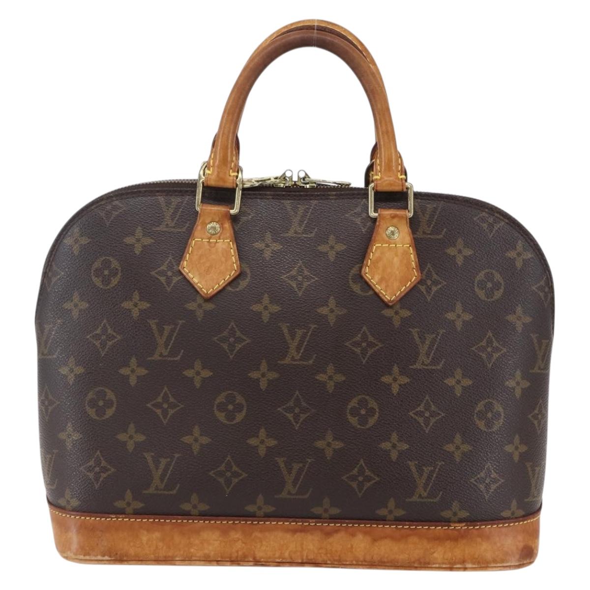 LOUIS VUITTON Monogram Alma Hand Bag M51130 LV Auth 153527