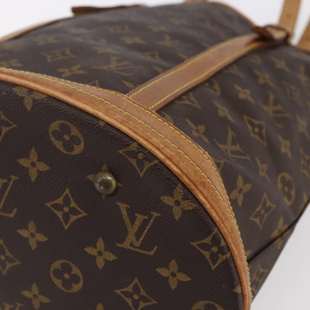 LOUIS VUITTON Monogram Bucket GM Shoulder Bag M42236 LV Auth 153529