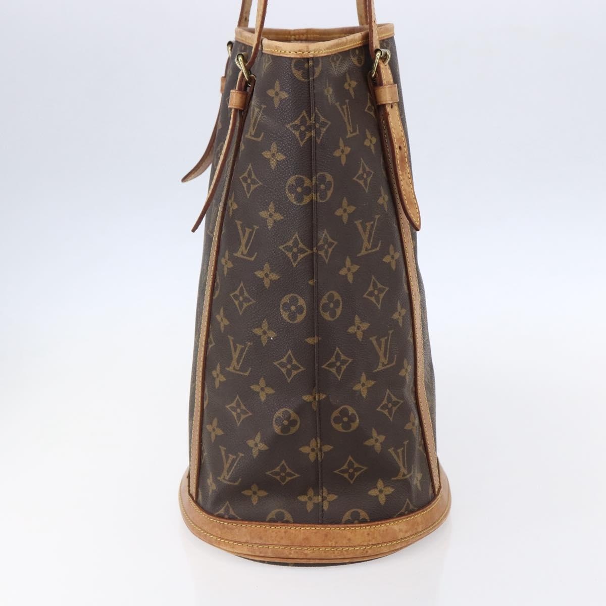 LOUIS VUITTON Monogram Bucket GM Shoulder Bag M42236 LV Auth 153529