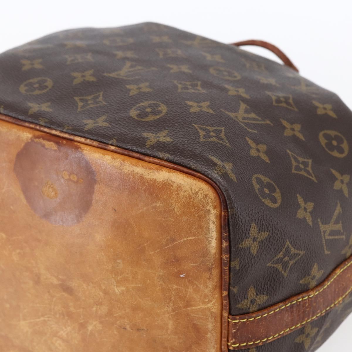 LOUIS VUITTON Monogram Petit Noe Shoulder Bag M42226 LV Auth 153532