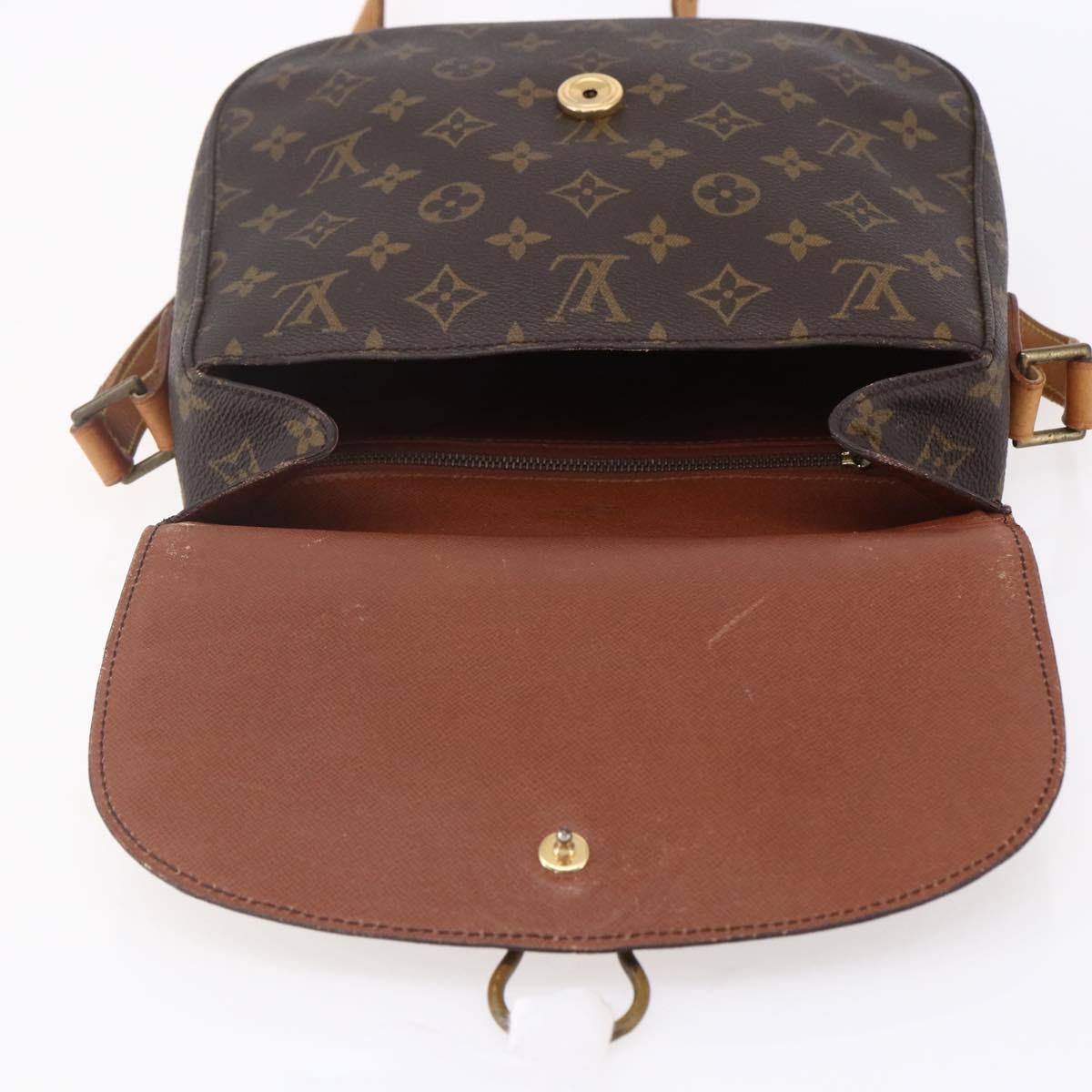 LOUIS VUITTON Monogram Saint Cloud GM Shoulder Bag M51242 LV Auth 153543