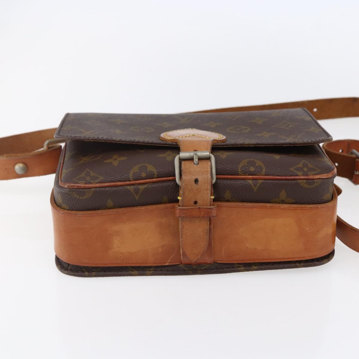 LOUIS VUITTON Monogram Cartouchiere MM Shoulder Bag M51253 LV Auth 153547