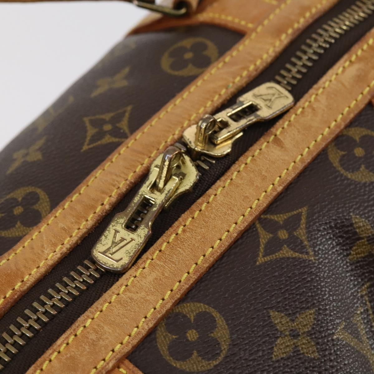 LOUIS VUITTON Monogram Sac Souple 35 Boston Bag M41626 LV Auth 153551