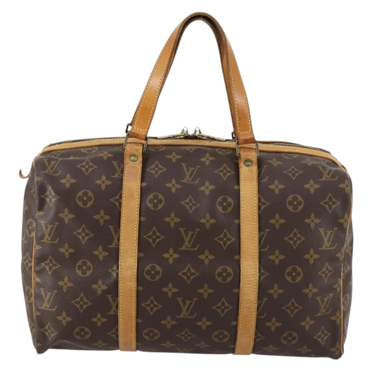 LOUIS VUITTON Monogram Sac Souple 35 Boston Bag M41626 LV Auth 153551