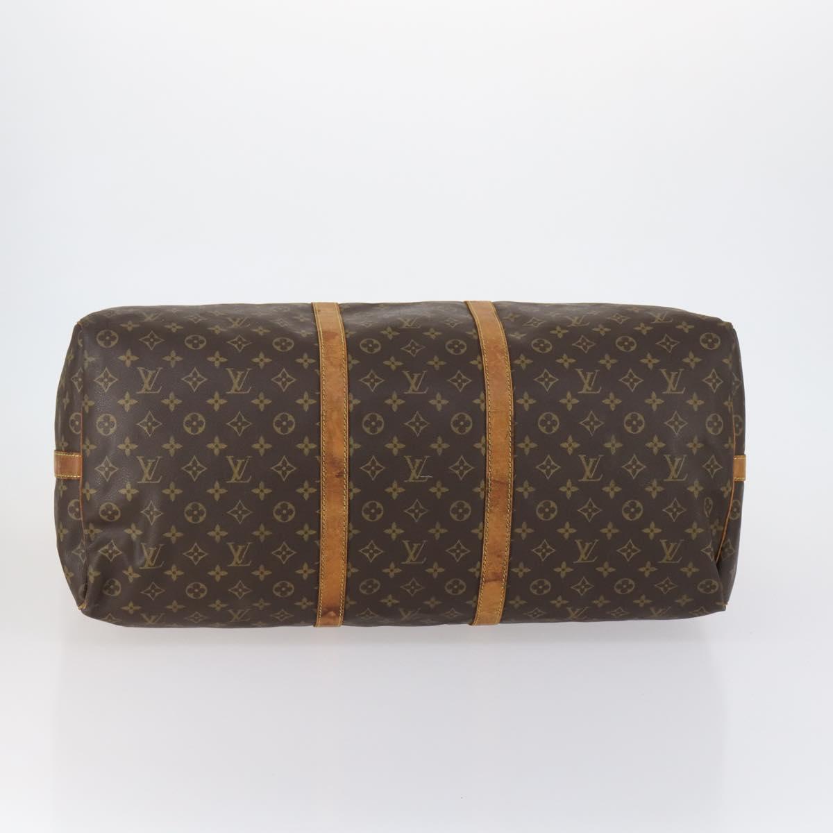 LOUIS VUITTON Monogram Keepall Bandouliere 60 Boston Bag M41412 LV Auth 153555