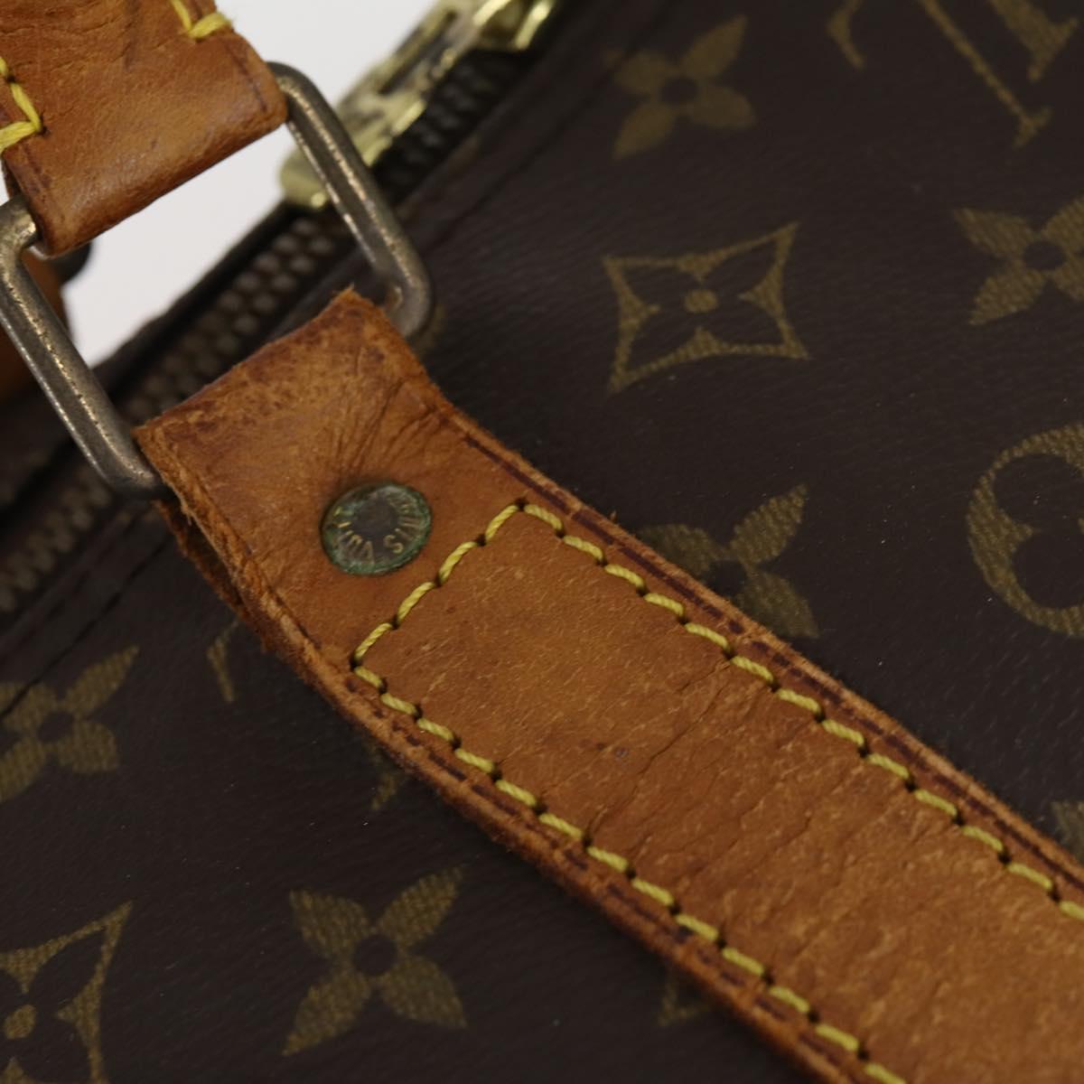 LOUIS VUITTON Monogram Keepall Bandouliere 60 Boston Bag M41412 LV Auth 153555