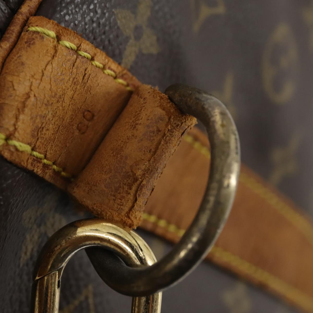 LOUIS VUITTON Monogram Keepall Bandouliere 60 Boston Bag M41412 LV Auth 153555