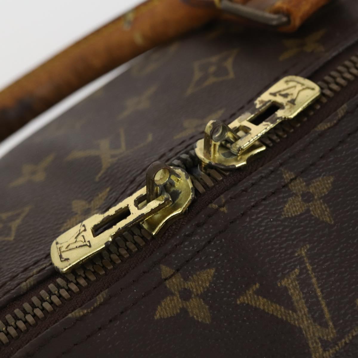 LOUIS VUITTON Monogram Keepall Bandouliere 60 Boston Bag M41412 LV Auth 153555