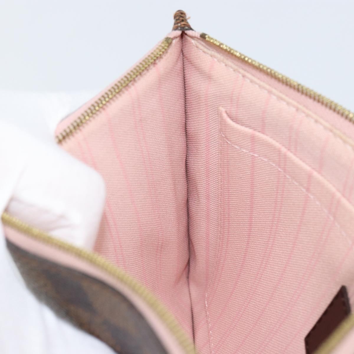 LOUIS VUITTON Damier Ebene Neverfull MM Pouch Accessory Pouch LV Auth 153561