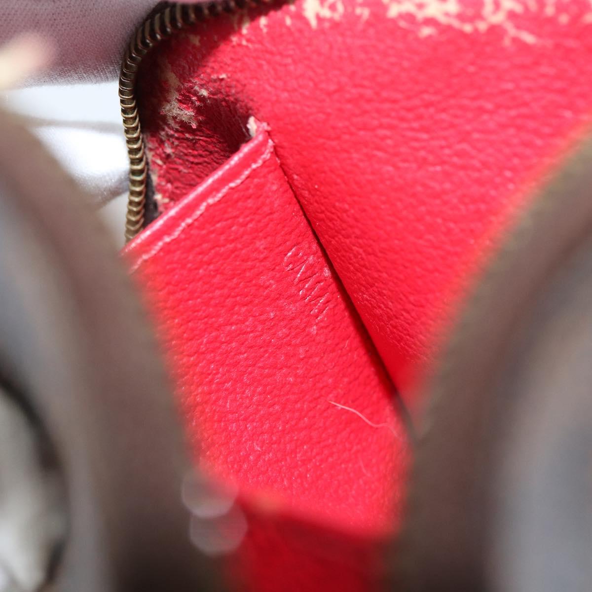 LOUIS VUITTON Damier Ebene Pochette Cosmetic PM Pouch N47516 LV Auth 153562