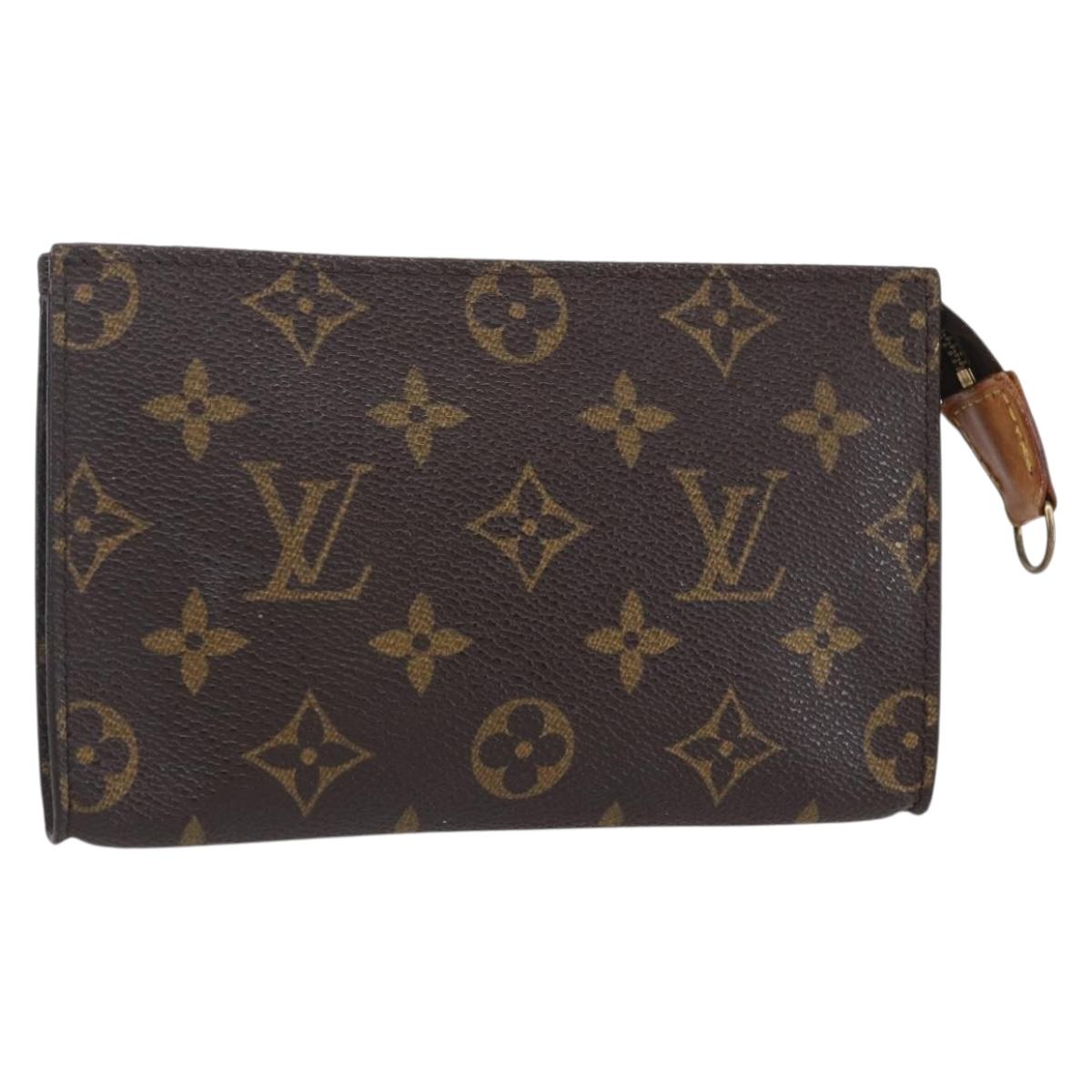 LOUIS VUITTON Monogram Bucket PM Accessory Pouch LV Auth 153565