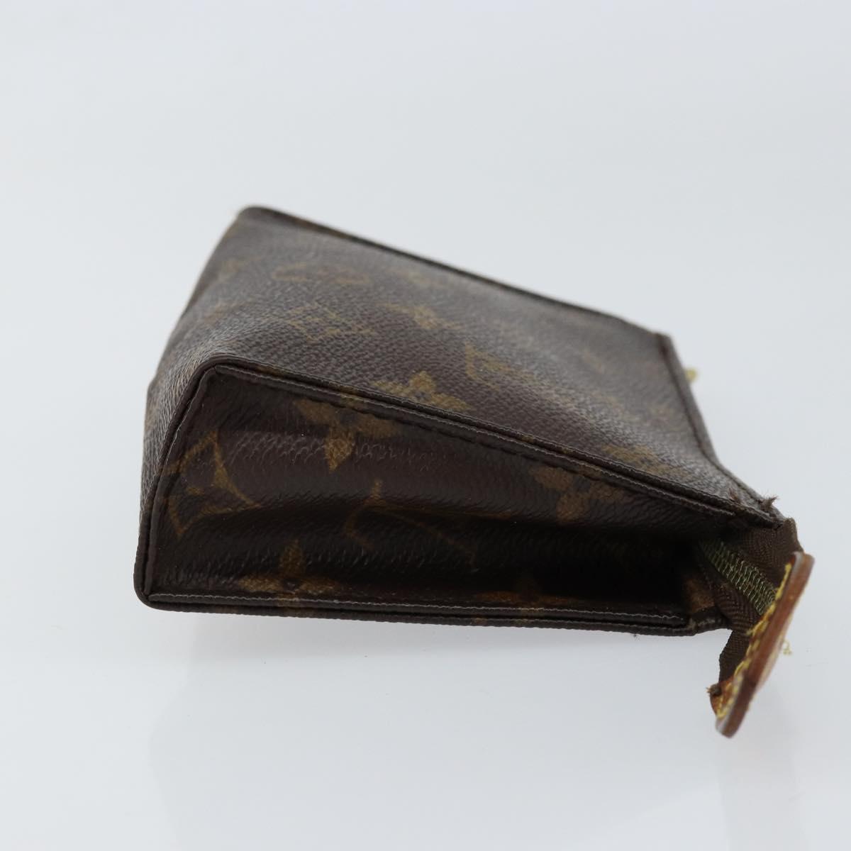 LOUIS VUITTON Monogram Poche Toilette 15 Pouch M47546 LV Auth 153566