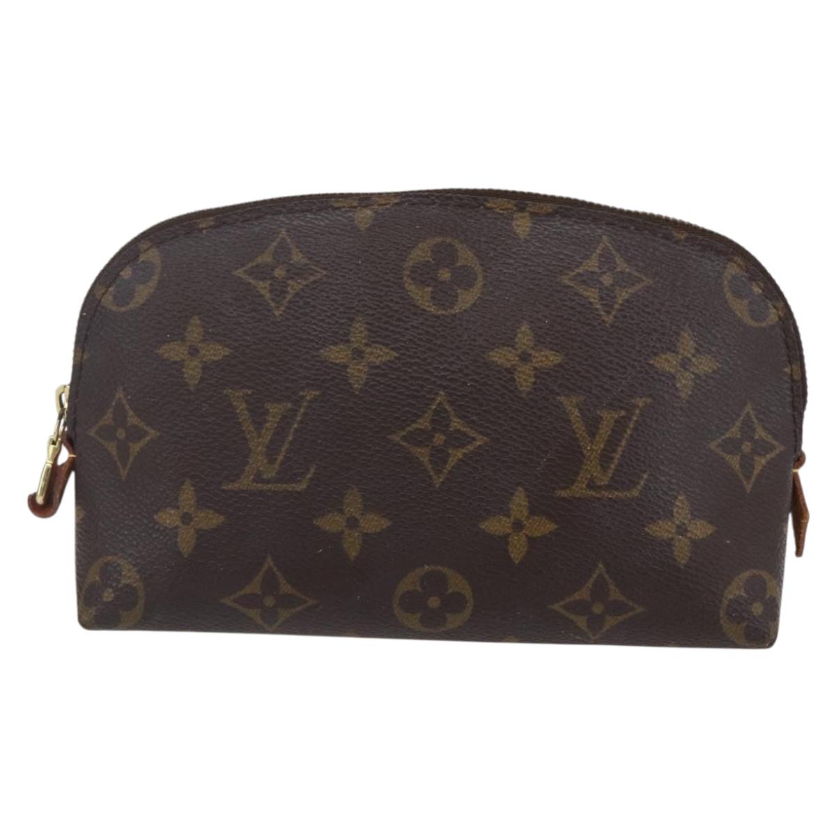 LOUIS VUITTON Monogram Pochette Cosmetic PM Cosmetic Pouch M47515 LV Auth 153567